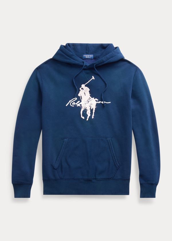 Ralph Lauren Pink Pony Fleece Hættetrøje Herre Danmark (FYQWE5430)